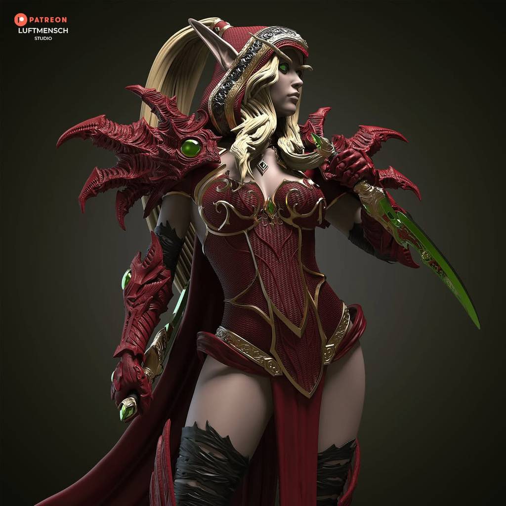 P站图纸印象馆 LuftMensch 魔兽世界 瓦莉拉·萨古纳尔 LuftMensch 魔兽世界 瓦莉拉·萨古纳尔