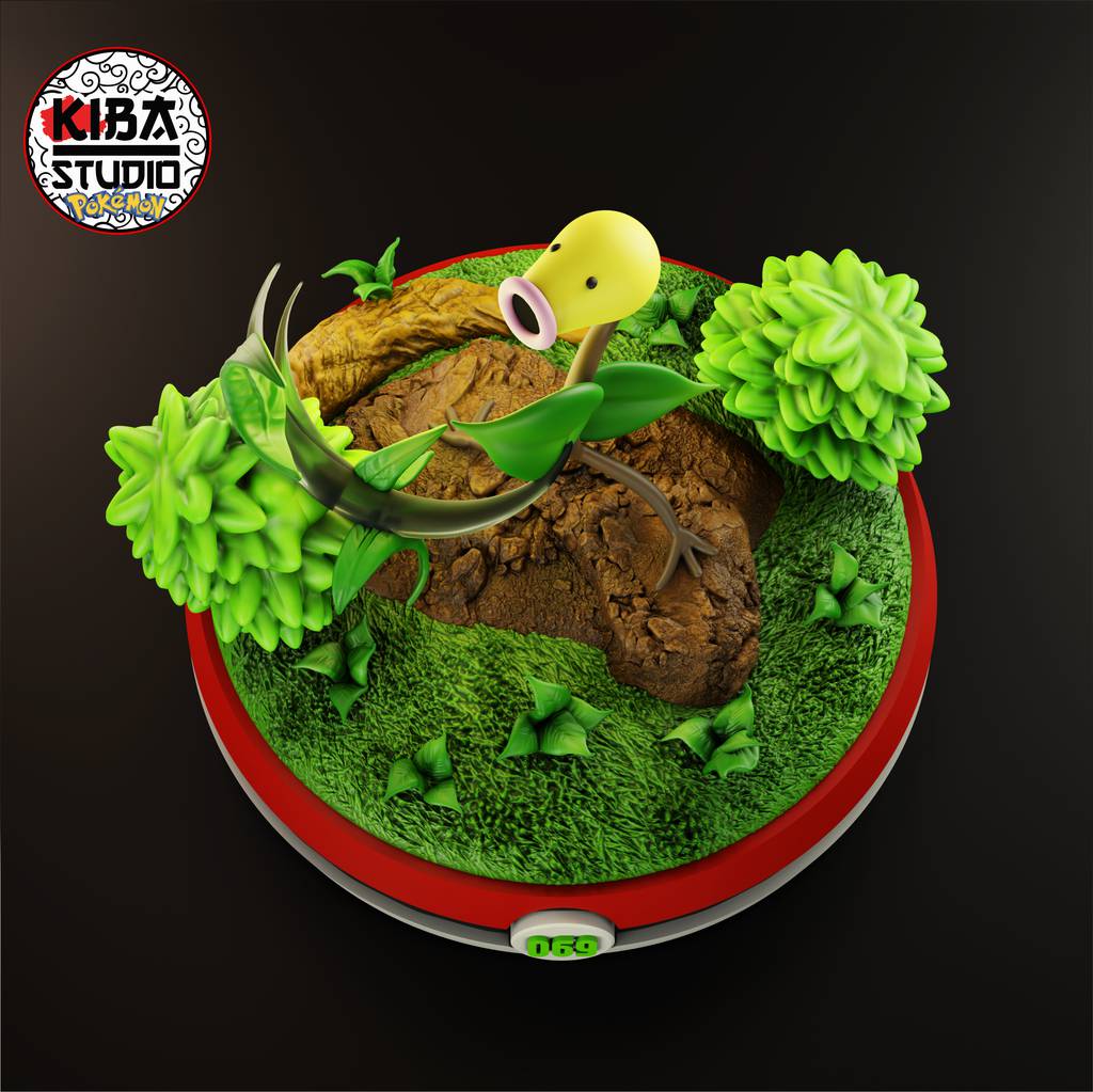 P站图纸印象馆 Kaidan 精灵宝可梦 喇叭芽 Kaidan 精灵宝可梦 喇叭芽