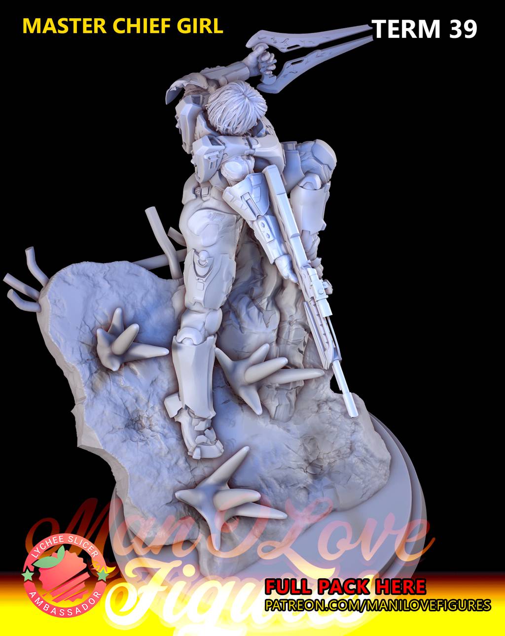 P站图纸印象馆 Man I Love 光环 士官长 Man I Love 光环 士官长