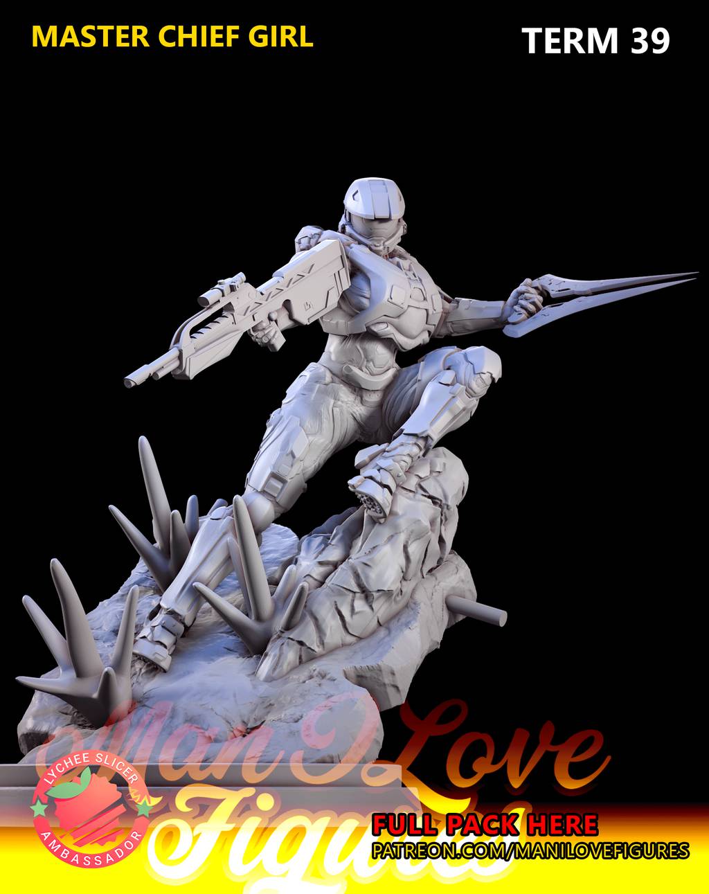 P站图纸印象馆 Man I Love 光环 士官长 Man I Love 光环 士官长