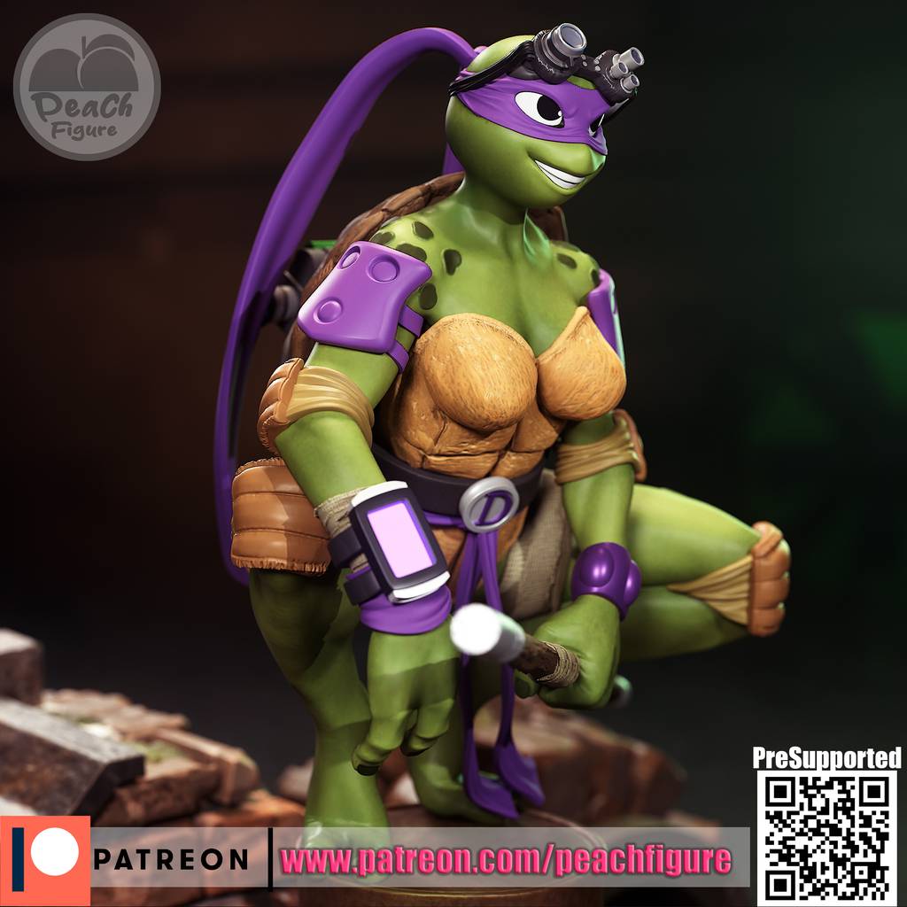 P站图纸印象馆 Peach Figure 忍者神龟 多纳泰罗 Peach Figure 忍者神龟 多纳泰罗
