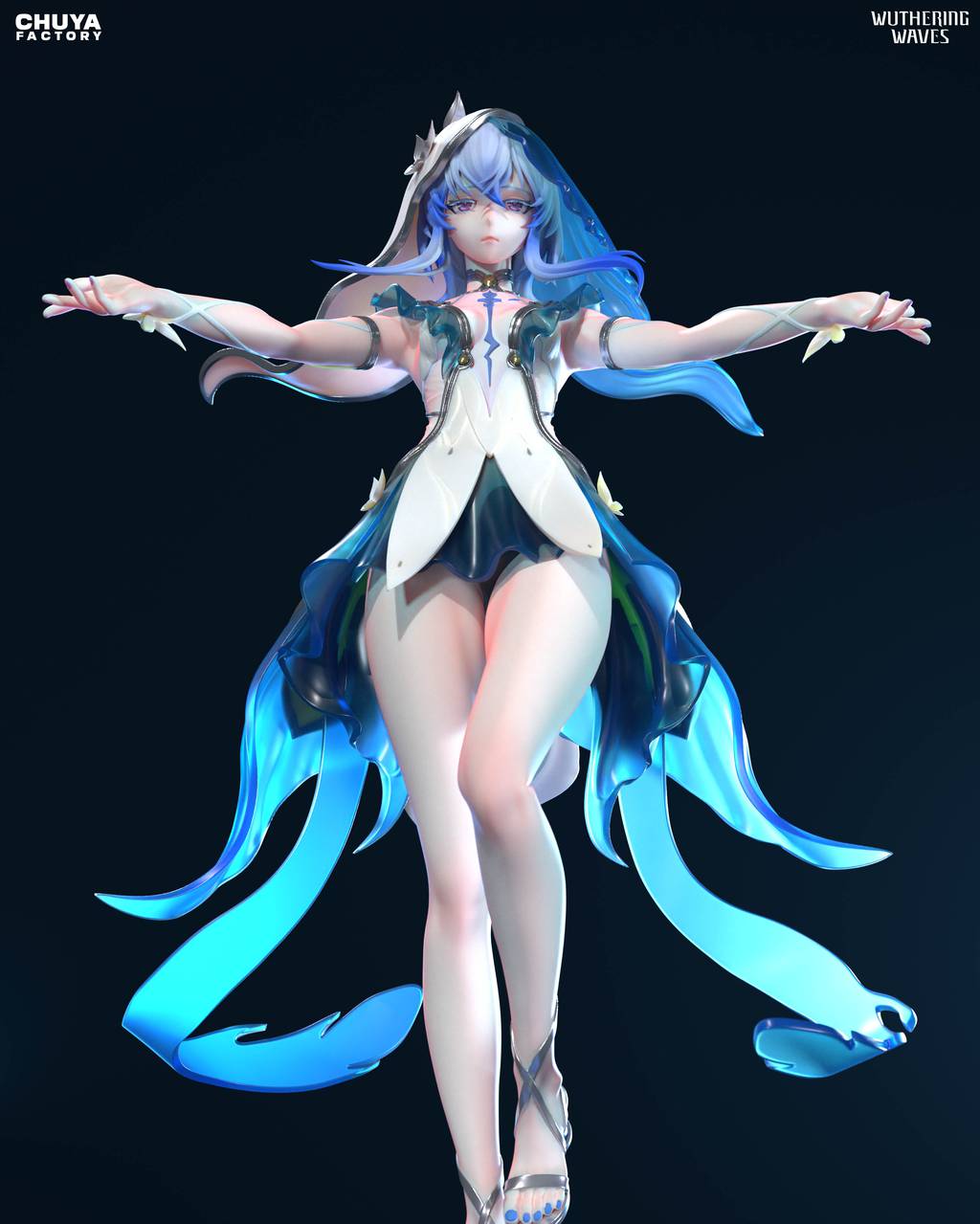 P站图纸印象馆 Chuya Factory 鸣潮 守岸人 Chuya Factory 鸣潮 守岸人