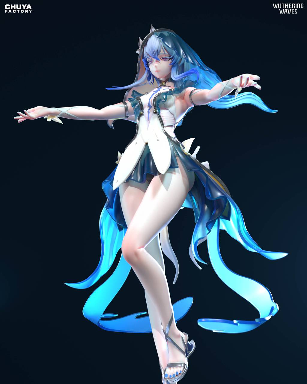 P站图纸印象馆 Chuya Factory 鸣潮 守岸人 Chuya Factory 鸣潮 守岸人