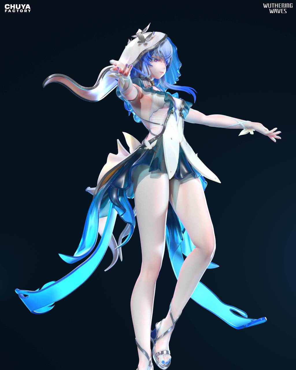 P站图纸印象馆 Chuya Factory 鸣潮 守岸人 Chuya Factory 鸣潮 守岸人