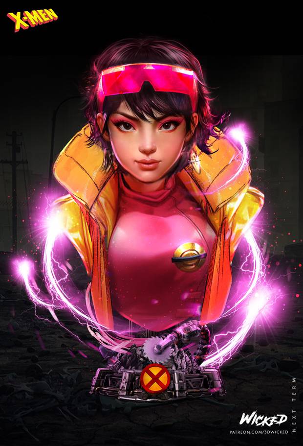 P站图纸印象馆 3DWicked 漫威 李千欢 3DWicked 漫威 李千欢