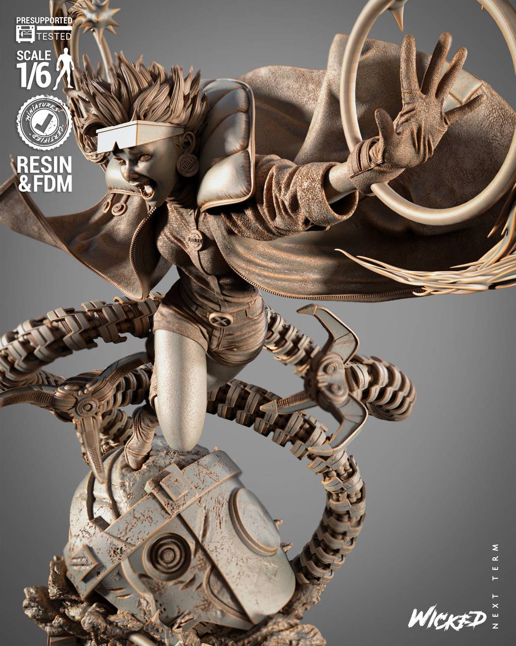 P站图纸印象馆 3DWicked 漫威 李千欢 3DWicked 漫威 李千欢