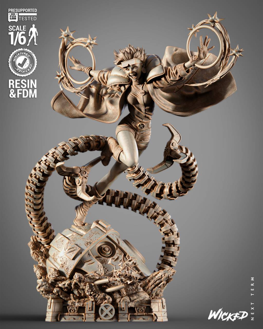 P站图纸印象馆 3DWicked 漫威 李千欢 3DWicked 漫威 李千欢