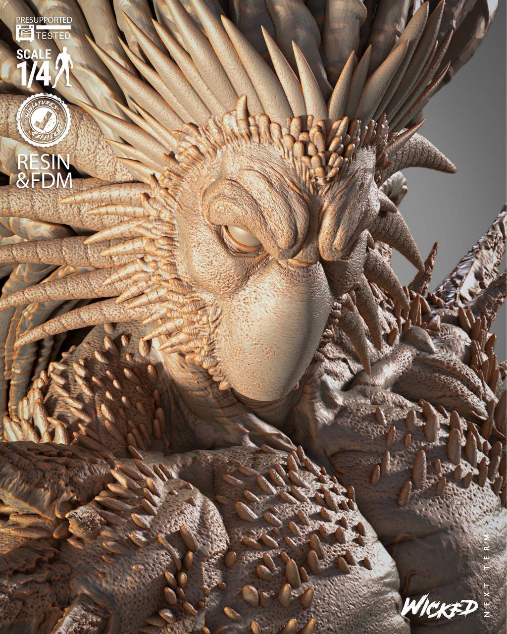 P站图纸印象馆 3DWicked 漫威 黑心怪 3DWicked 漫威 黑心怪