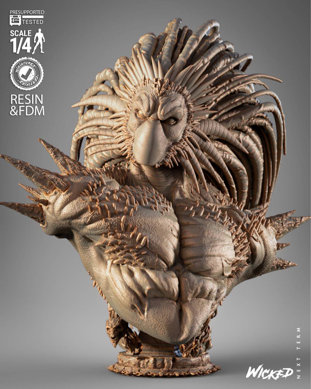 P站图纸印象馆 3DWicked 漫威 黑心怪 3DWicked 漫威 黑心怪