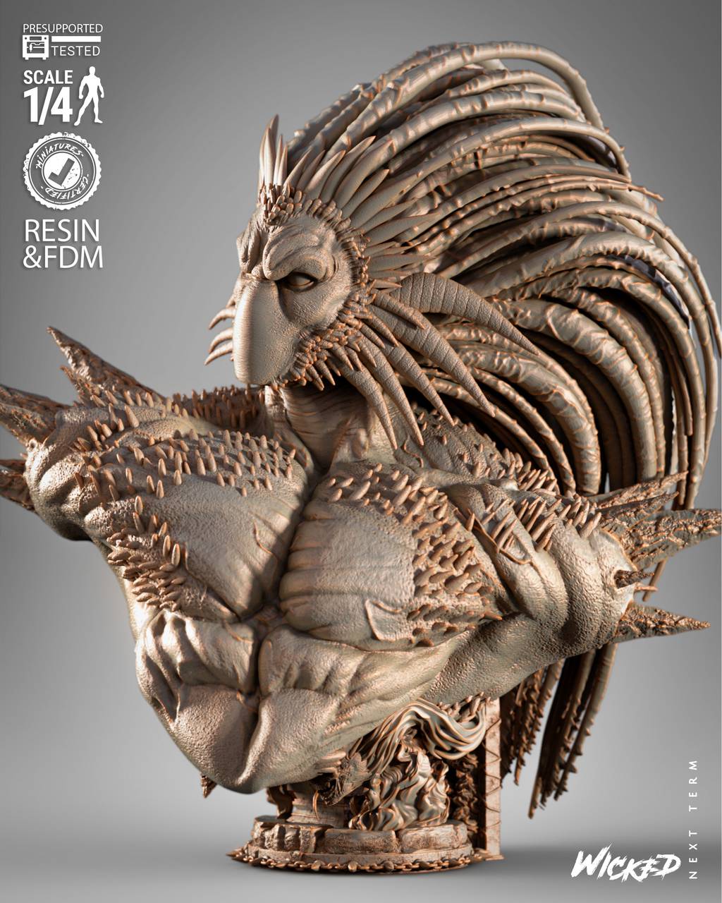 P站图纸印象馆 3DWicked 漫威 黑心怪 3DWicked 漫威 黑心怪