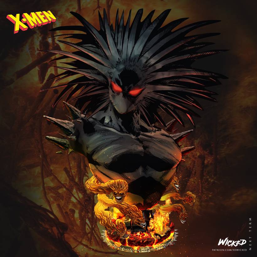 P站图纸印象馆 3DWicked 漫威 黑心怪 3DWicked 漫威 黑心怪