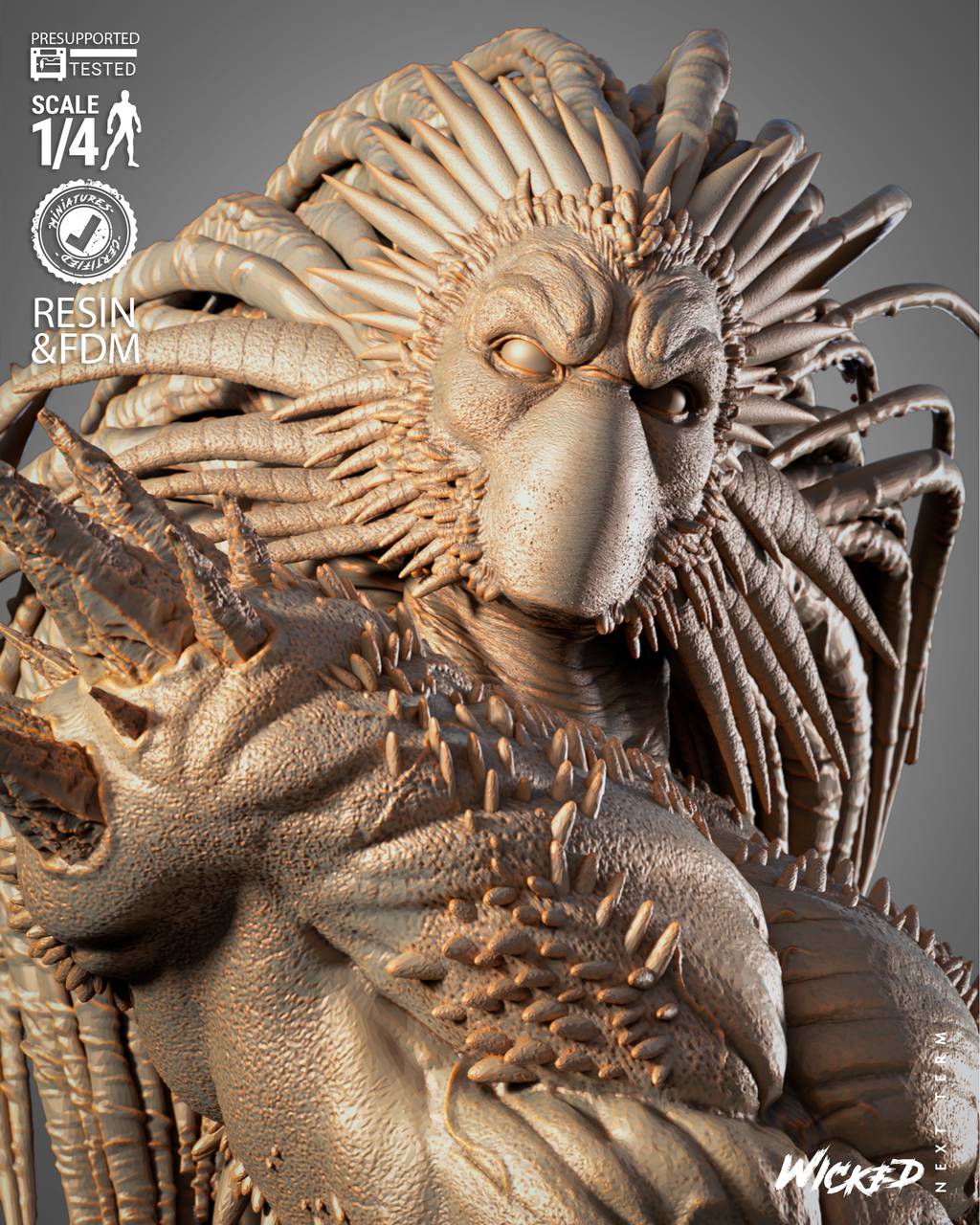 P站图纸印象馆 3DWicked 漫威 黑心怪 3DWicked 漫威 黑心怪