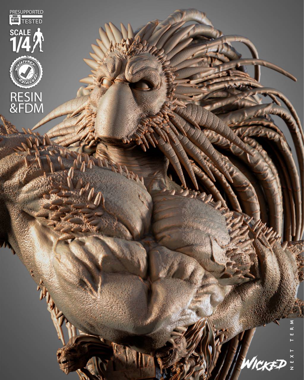 P站图纸印象馆 3DWicked 漫威 黑心怪 3DWicked 漫威 黑心怪