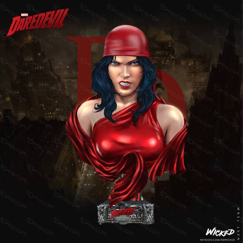 P站图纸印象馆 3DWicked 漫威 艾丽卡 3DWicked 漫威 艾丽卡