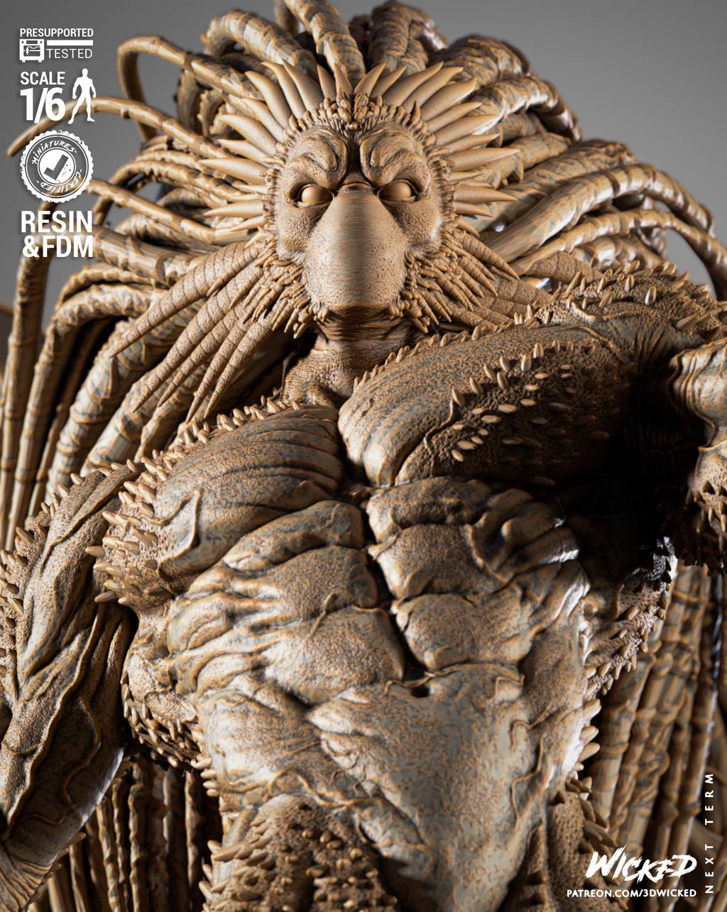 P站图纸印象馆 3DWicked 漫威 黑心怪 3DWicked 漫威 黑心怪