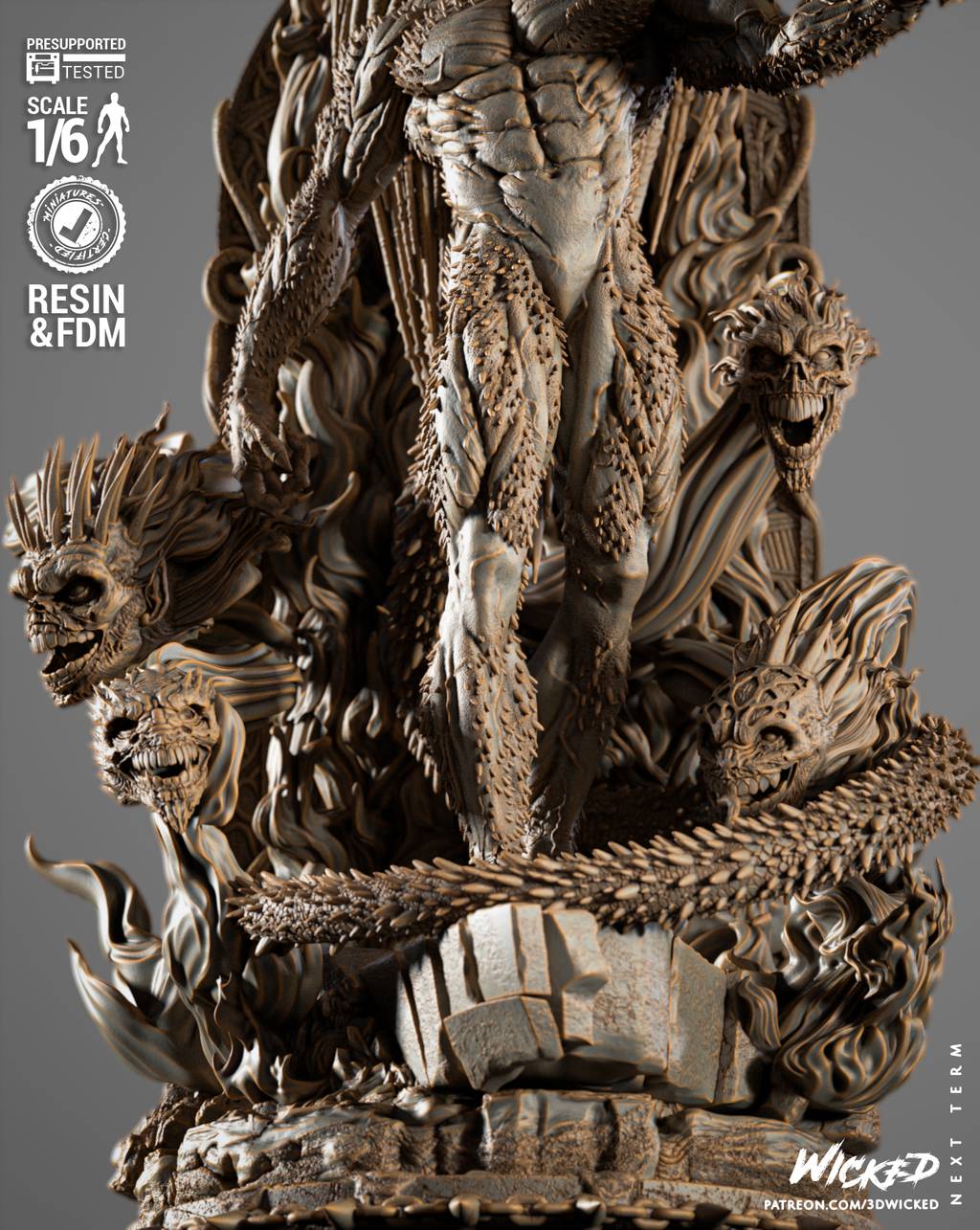 P站图纸印象馆 3DWicked 漫威 黑心怪 3DWicked 漫威 黑心怪