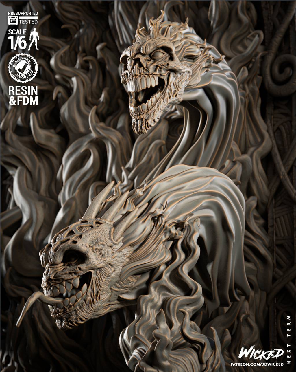 P站图纸印象馆 3DWicked 漫威 黑心怪 3DWicked 漫威 黑心怪