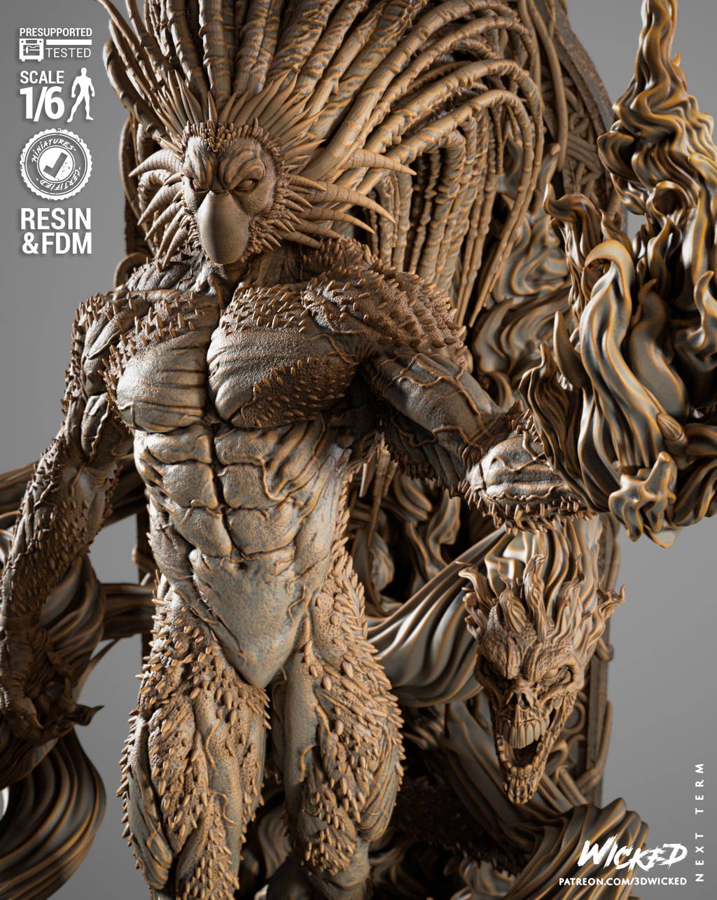 P站图纸印象馆 3DWicked 漫威 黑心怪 3DWicked 漫威 黑心怪