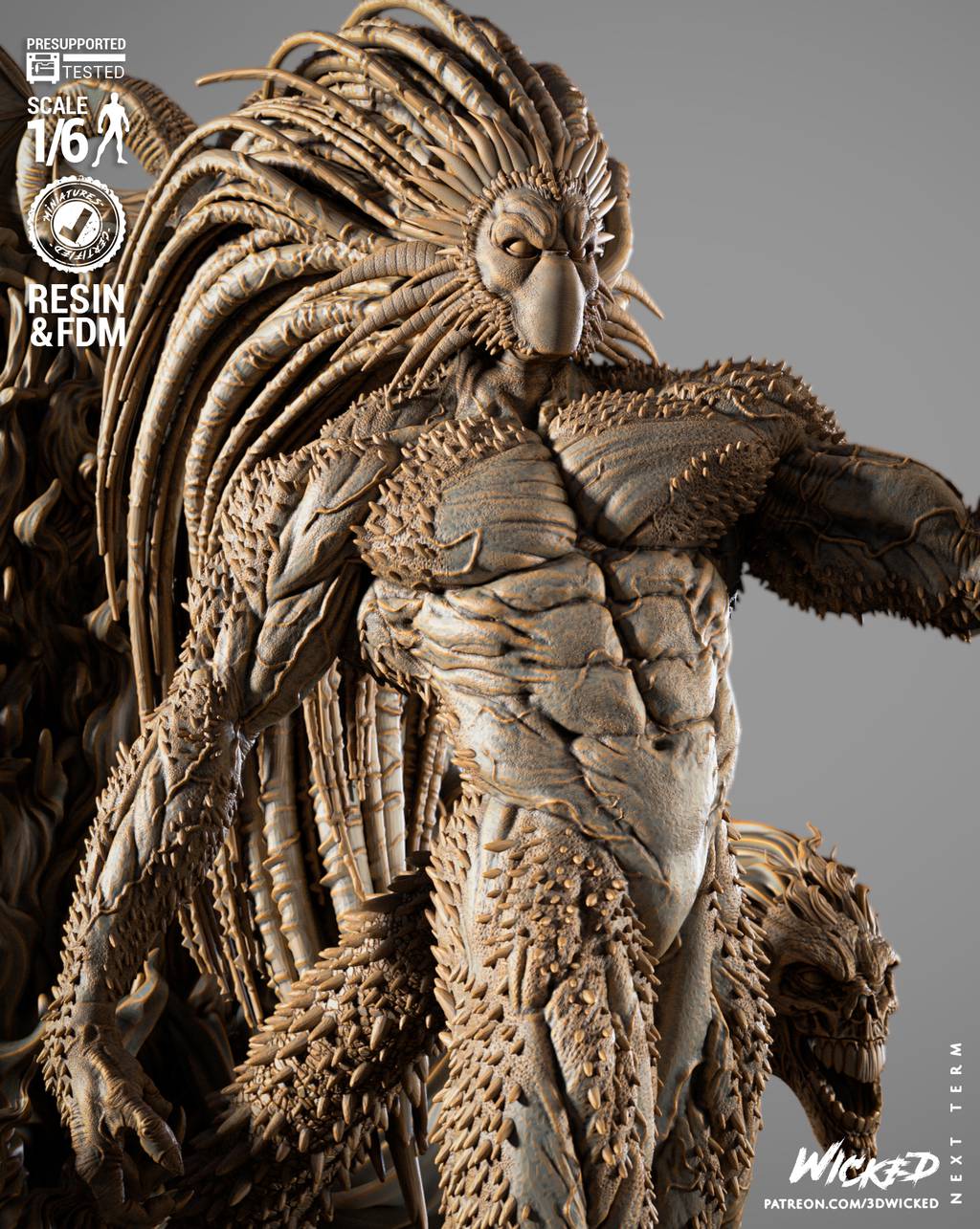 P站图纸印象馆 3DWicked 漫威 黑心怪 3DWicked 漫威 黑心怪