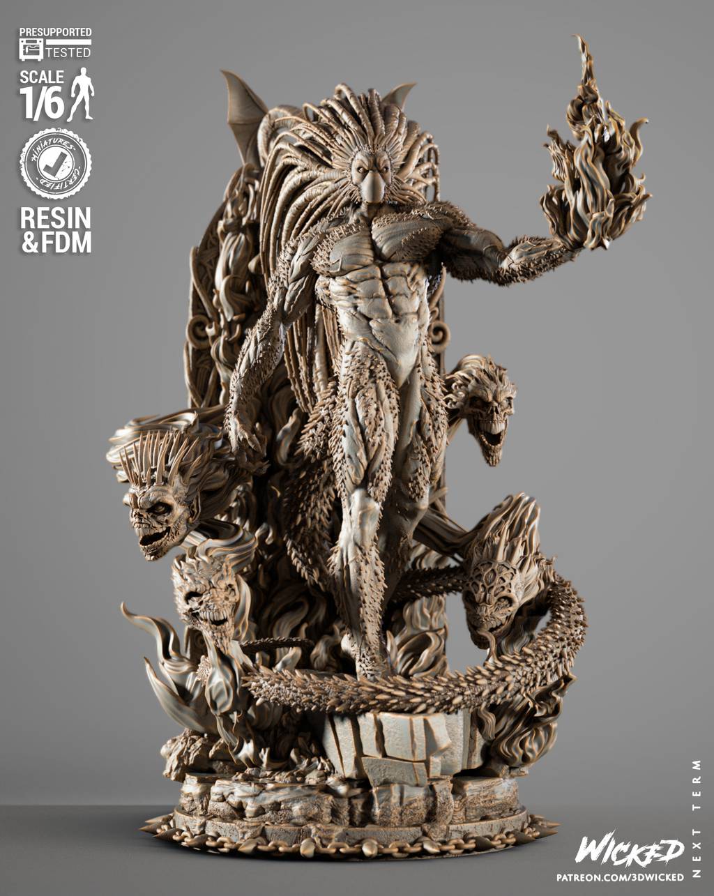 P站图纸印象馆 3DWicked 漫威 黑心怪 3DWicked 漫威 黑心怪