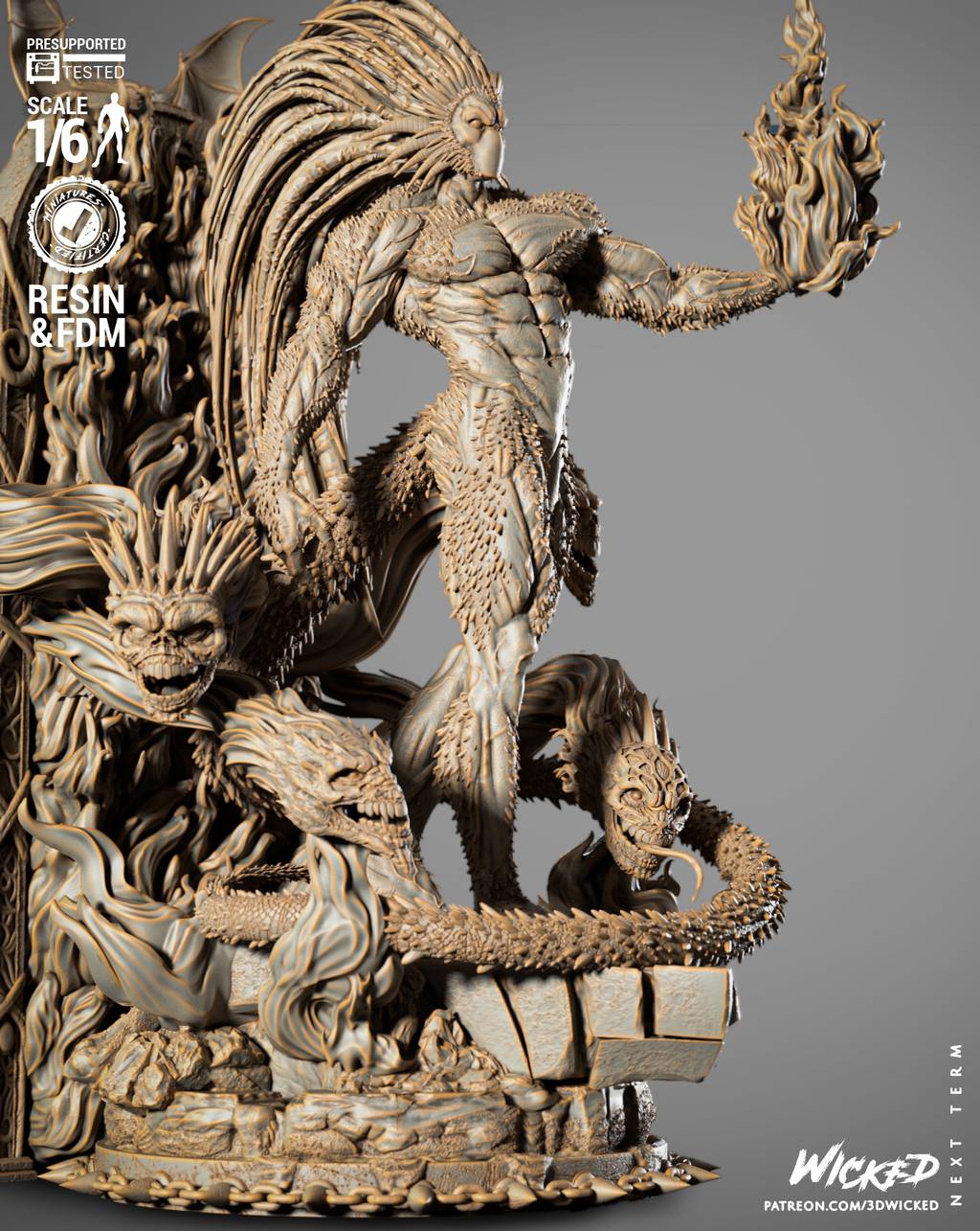 P站图纸印象馆 3DWicked 漫威 黑心怪 3DWicked 漫威 黑心怪