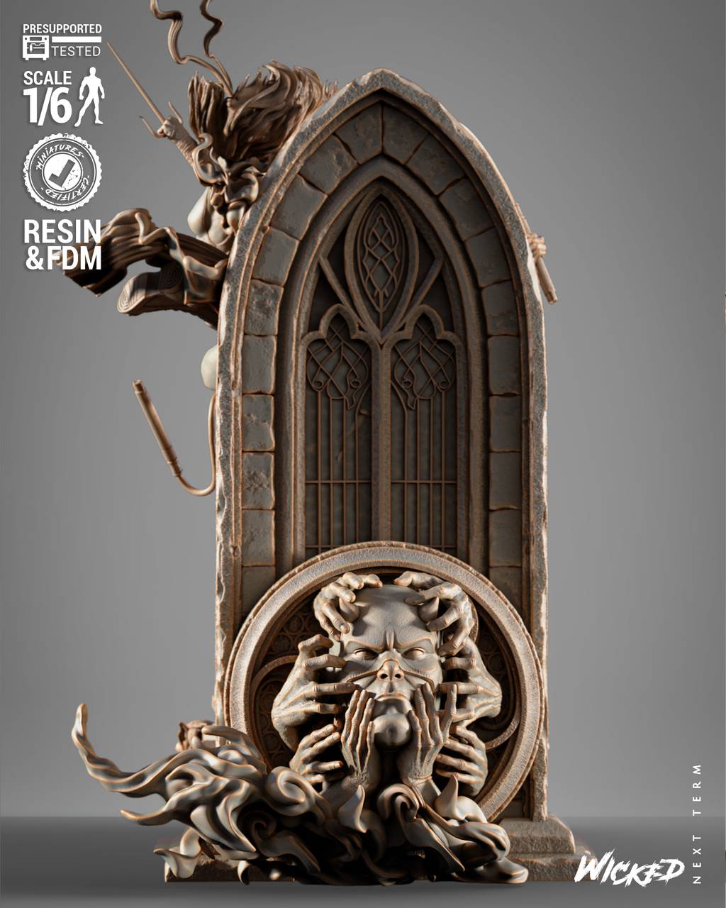 P站图纸印象馆 3DWicked 漫威 夜魔侠和艾丽卡 3DWicked 漫威 夜魔侠和艾丽卡