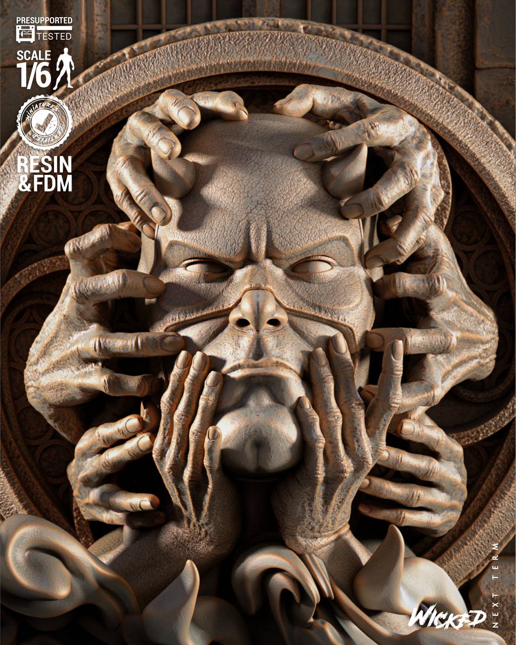 P站图纸印象馆 3DWicked 漫威 夜魔侠和艾丽卡 3DWicked 漫威 夜魔侠和艾丽卡