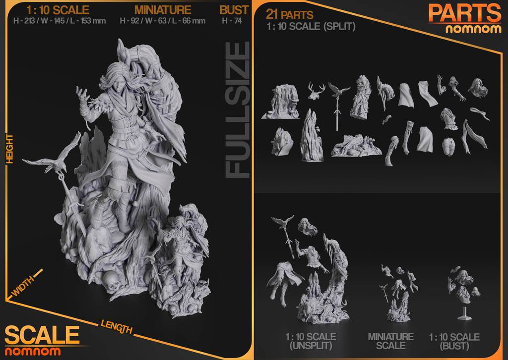 P站图纸印象馆 NomNom 猎魔人 叶奈法 NomNom 猎魔人 叶奈法