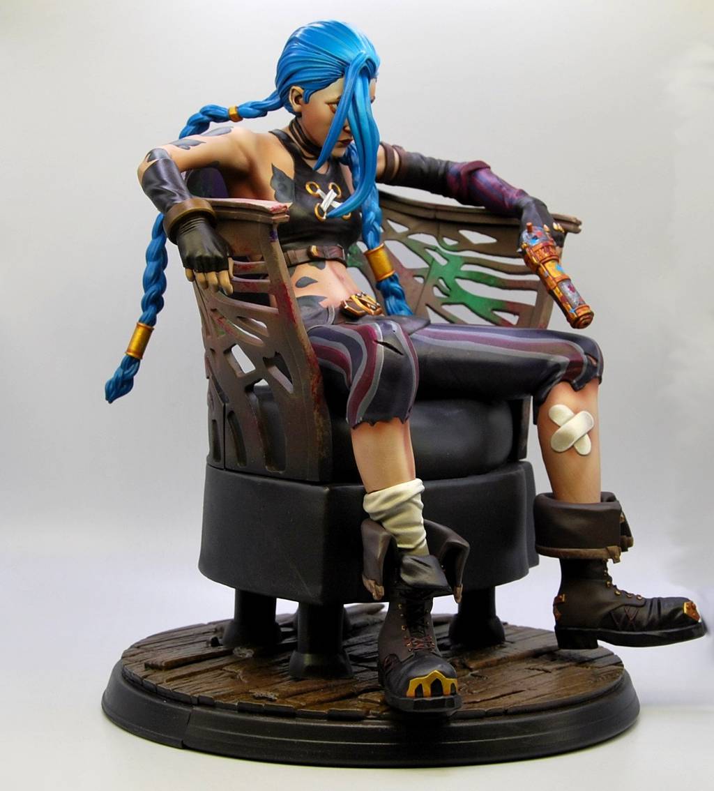 P站图纸印象馆 OXO3D 英雄联盟 暴走萝莉 金克丝 OXO3D 英雄联盟 暴走萝莉 金克丝