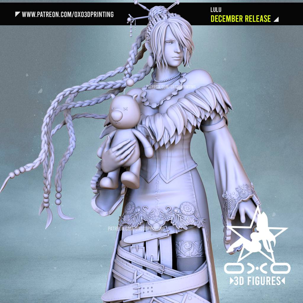 P站图纸印象馆 OXO3D 最终幻想 露露 OXO3D 最终幻想 露露