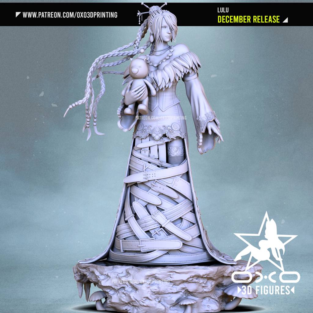 P站图纸印象馆 OXO3D 最终幻想 露露 OXO3D 最终幻想 露露