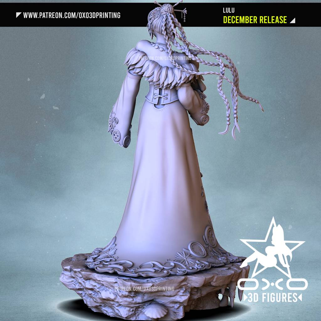 P站图纸印象馆 OXO3D 最终幻想 露露 OXO3D 最终幻想 露露