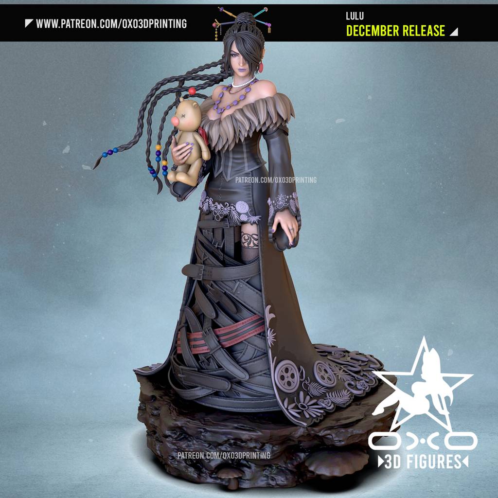 P站图纸印象馆 OXO3D 最终幻想 露露 OXO3D 最终幻想 露露