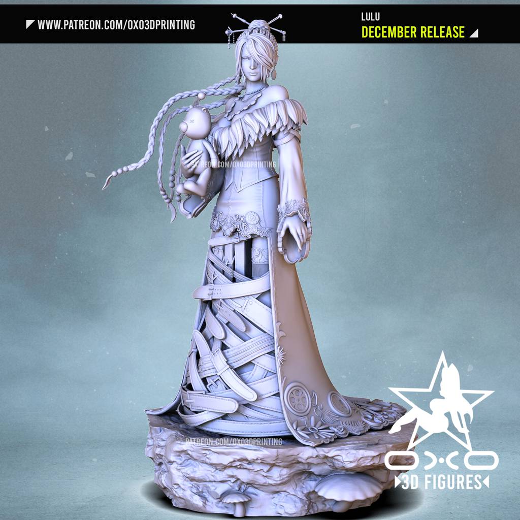 P站图纸印象馆 OXO3D 最终幻想 露露 OXO3D 最终幻想 露露