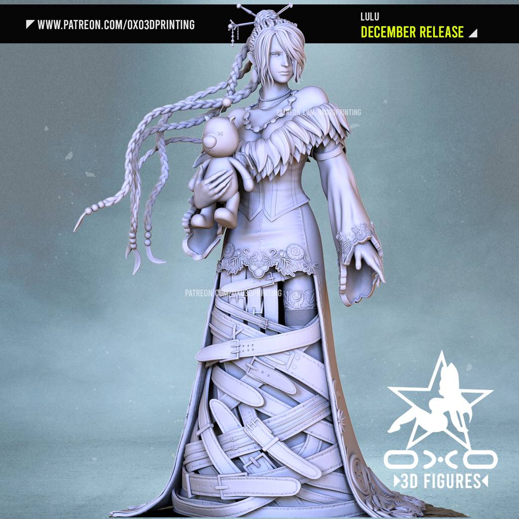 P站图纸印象馆 OXO3D 最终幻想 露露 OXO3D 最终幻想 露露