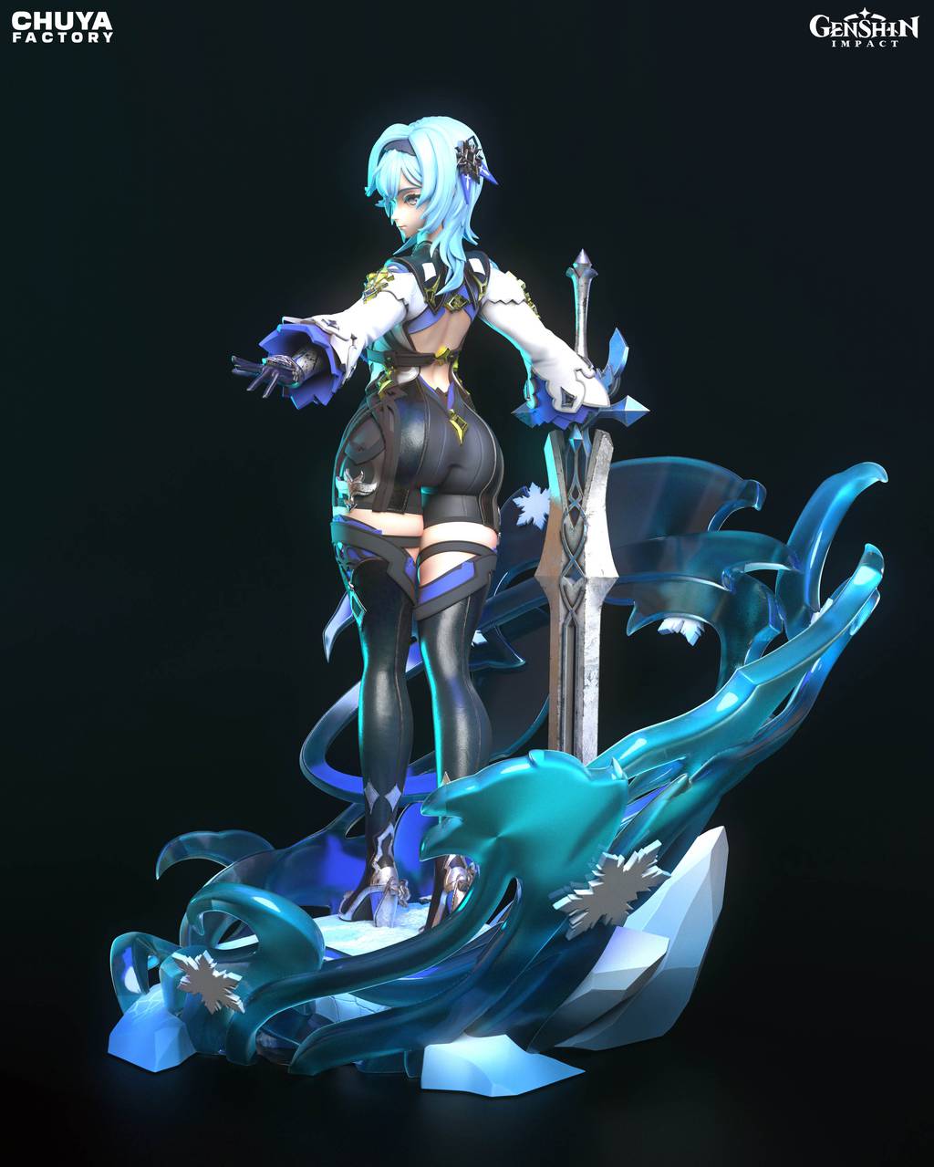 P站图纸印象馆 Chuya Factory 原神 优菈 Chuya Factory 原神 优菈