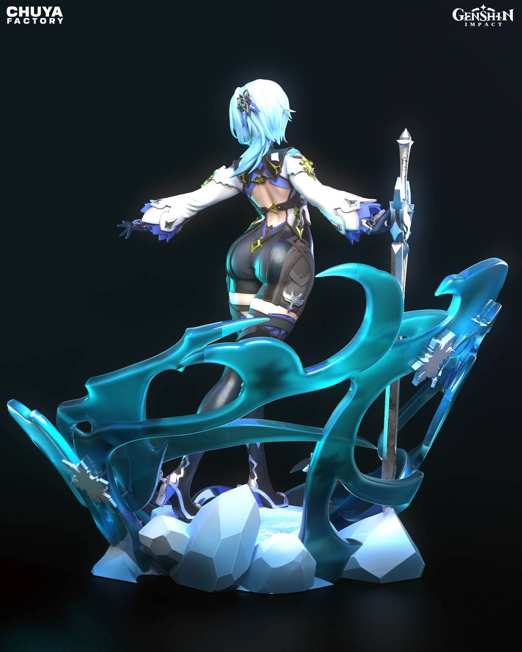 P站图纸印象馆 Chuya Factory 原神 优菈 Chuya Factory 原神 优菈