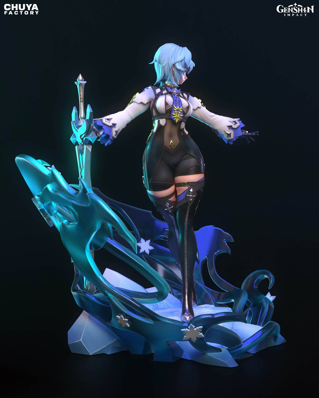 P站图纸印象馆 Chuya Factory 原神 优菈 Chuya Factory 原神 优菈