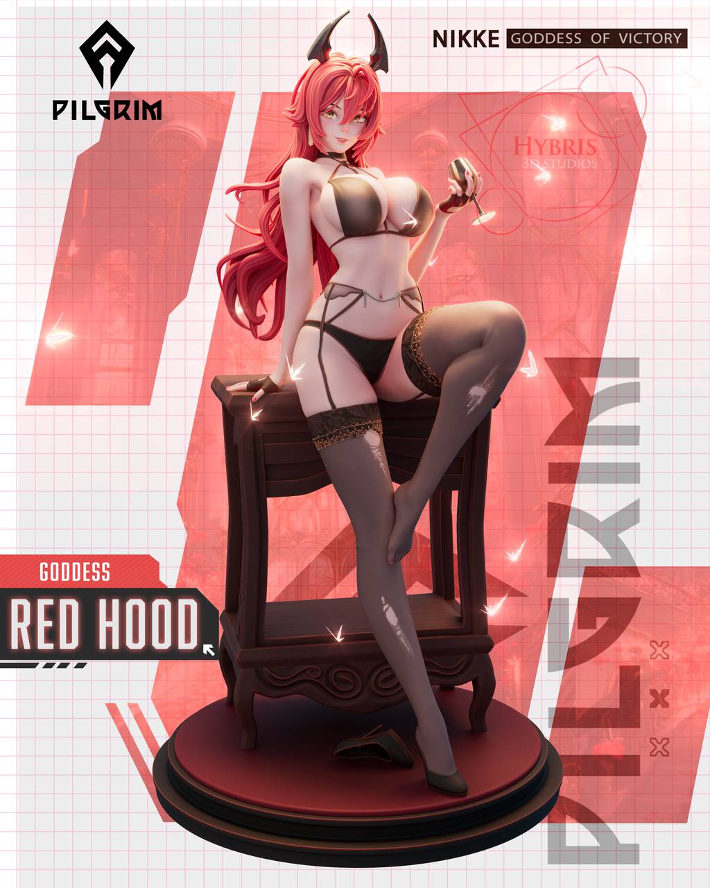 P站图纸印象馆 Hybris 妮姬:胜利女神 小红帽 Hybris 妮姬:胜利女神 小红帽