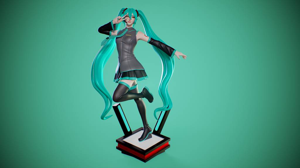 P站图纸印象馆 Inaki Sculpts 初音未来 Inaki Sculpts 初音未来