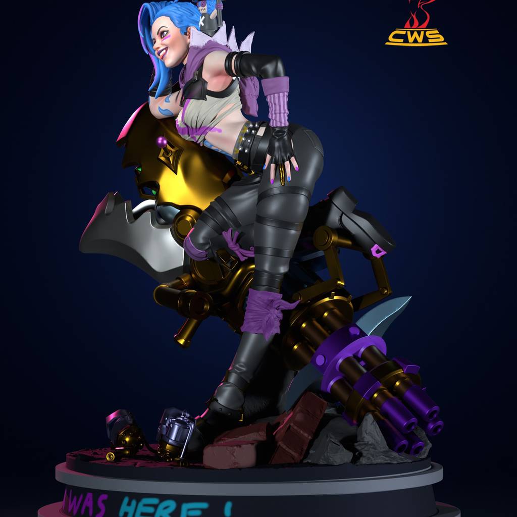 P站图纸印象馆 CW Studio 英雄联盟 双城之战 金克丝 CW Studio 英雄联盟 双城之战 金克丝