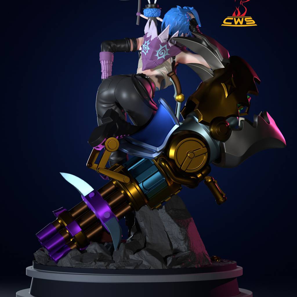 P站图纸印象馆 CW Studio 英雄联盟 双城之战 金克丝 CW Studio 英雄联盟 双城之战 金克丝