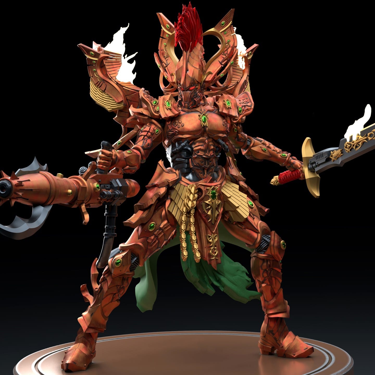 P站图纸印象馆 3DArtGuy 火精灵 3DArtGuy 火精灵