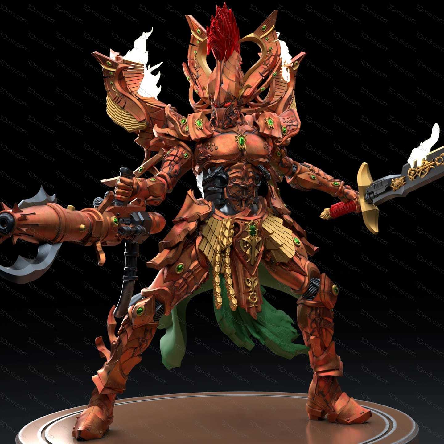 P站图纸印象馆 3DArtGuy 火精灵 3DArtGuy 火精灵