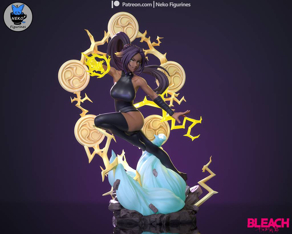 P站图纸印象馆 Neko 死神 四枫院夜一 Neko 死神 四枫院夜一