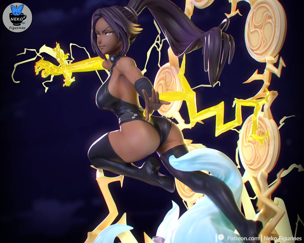 P站图纸印象馆 Neko 死神 四枫院夜一 Neko 死神 四枫院夜一