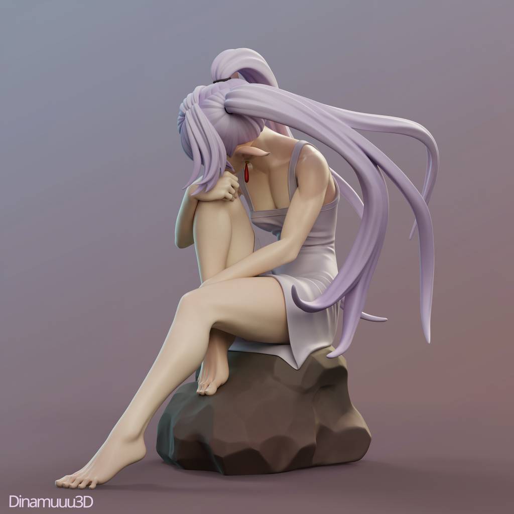 P站图纸印象馆 Dinamuuu 3D 葬送的芙莉莲 芙莉莲 Dinamuuu 3D 葬送的芙莉莲 芙莉莲