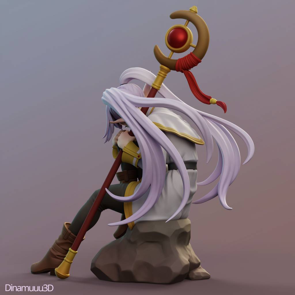 P站图纸印象馆 Dinamuuu 3D 葬送的芙莉莲 芙莉莲 Dinamuuu 3D 葬送的芙莉莲 芙莉莲