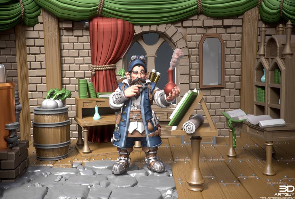 P站图纸印象馆 3DArtGuy 侏儒 3DArtGuy 侏儒