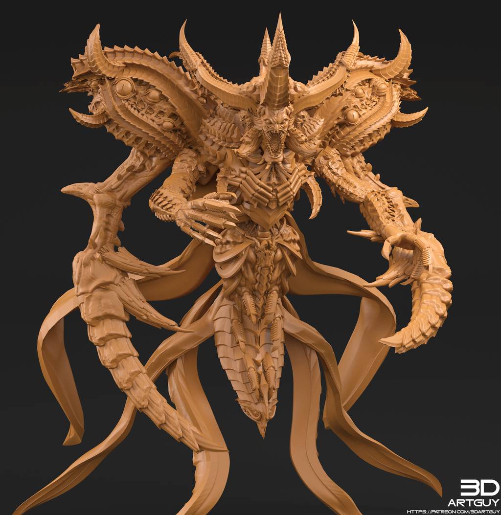 P站图纸印象馆 3DArtGuy 恶魔 3DArtGuy 恶魔